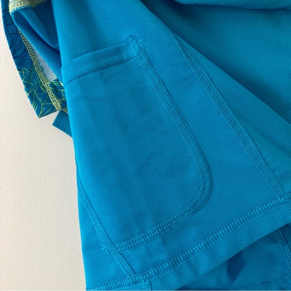 The North Face skort set skirt/shorts & racerback tank top running tennis blue M - Picture 9 of 16